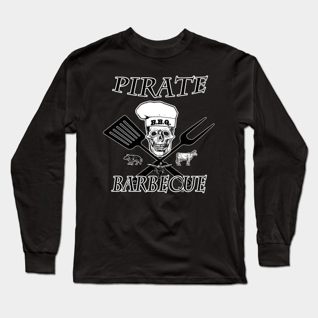 Barbeque Long Sleeve T-Shirt by Hook Ink